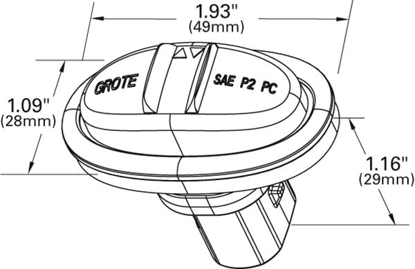 Grote Side Marker Light 45302