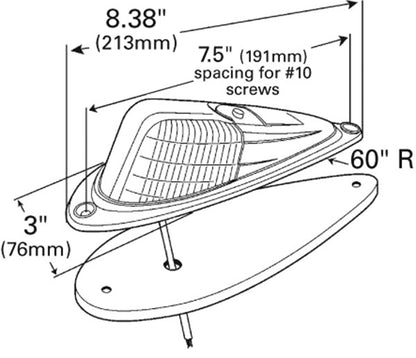 Grote Side Marker Light 45333