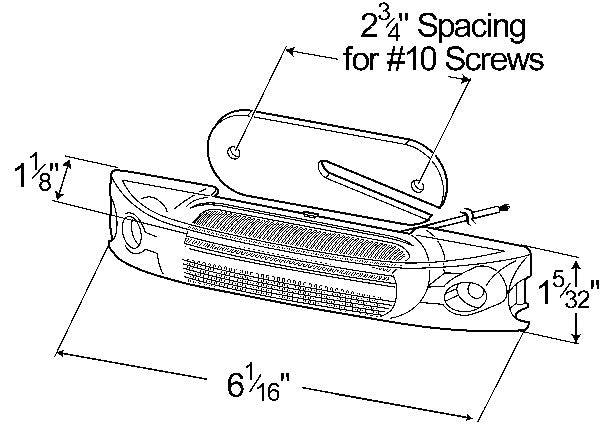 Grote Side Marker Light 45383