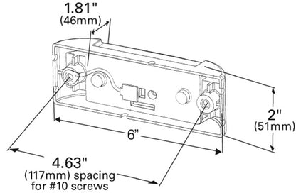 Grote Side Marker Light Reflector 46072