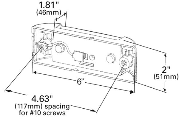 Grote Side Marker Light Reflector 46072