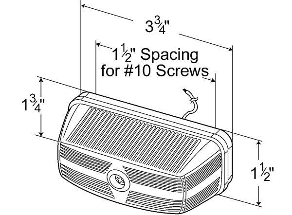 Grote Side Marker Light 46333