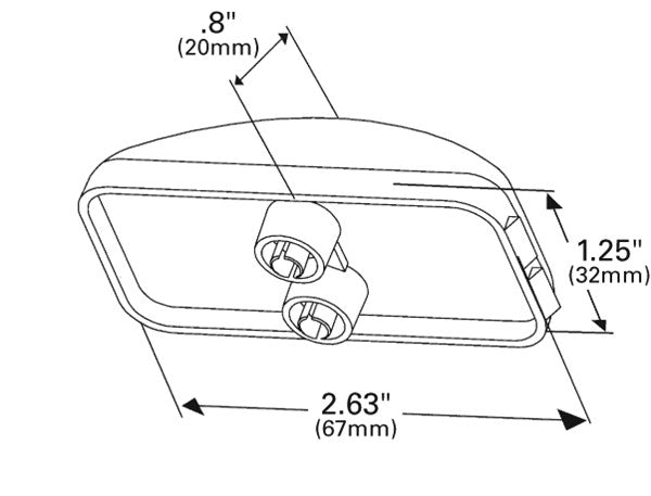 Grote Side Marker Light 46412-5