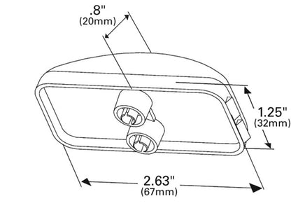 Grote Side Marker Light 46412-5