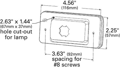 Grote Side Marker Light 46913