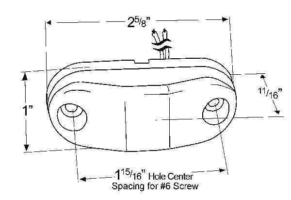Grote Side Marker Light 47013
