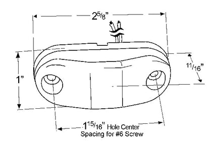 Grote Side Marker Light 47013