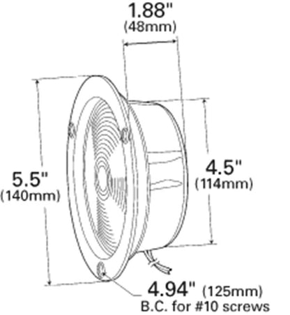 Grote Tail Light 50222