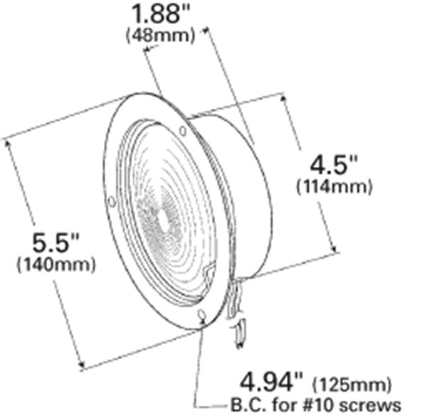 Grote Tail Light 52522