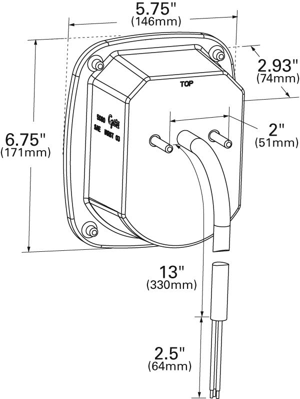 Grote Tail Light 52602