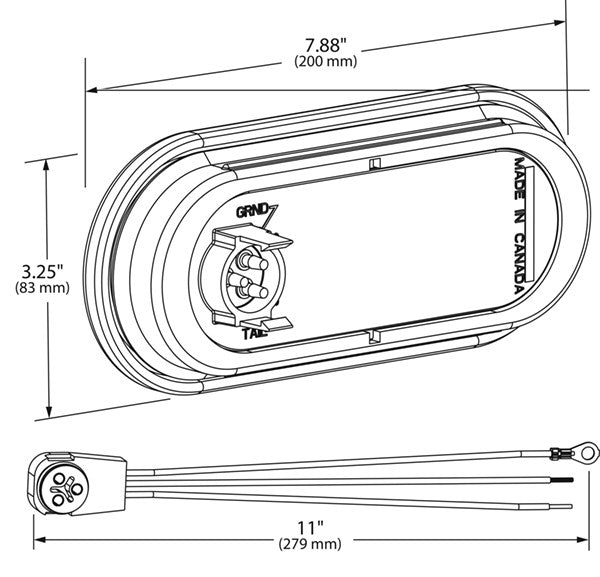 Grote Tail Light 53122
