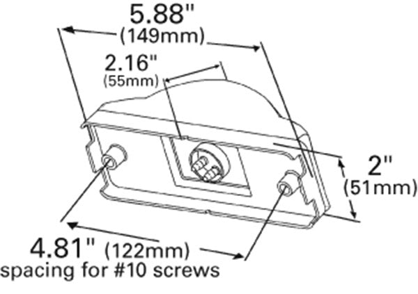 Grote Center High Mount Stop Light 54012