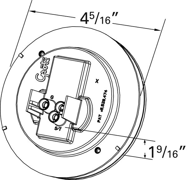 Grote Side Marker Light 54343