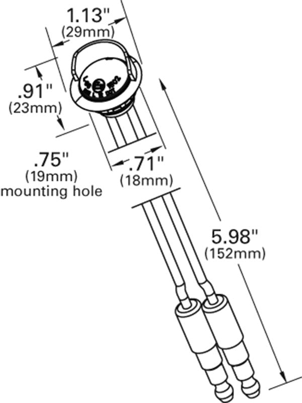 Grote License Plate Light 60721