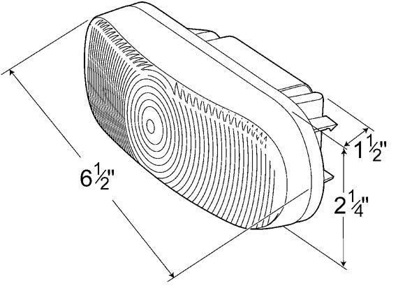 Grote Back Up Light Assembly 62231