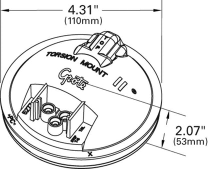 Grote Back Up Light Assembly 62271