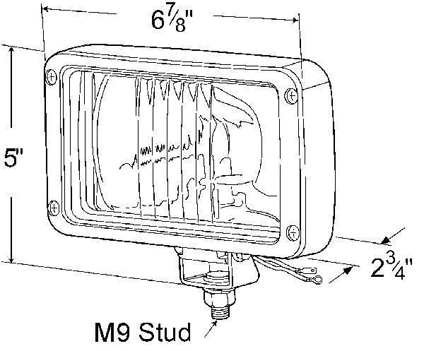 Grote Vehicle-Mounted Work Light 63171-5