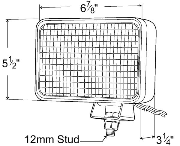 Grote Vehicle-Mounted Work Light 63181-5