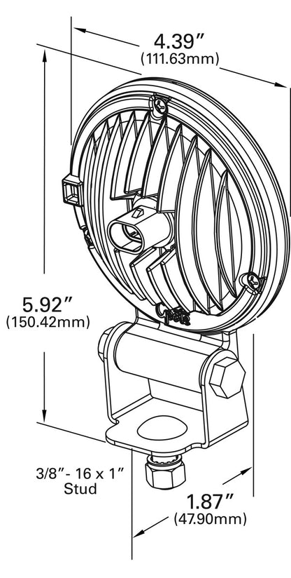 Grote Vehicle-Mounted Work Light 63861-5