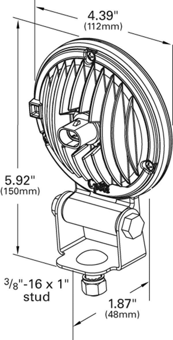 Grote Vehicle-Mounted Work Light 63871-5