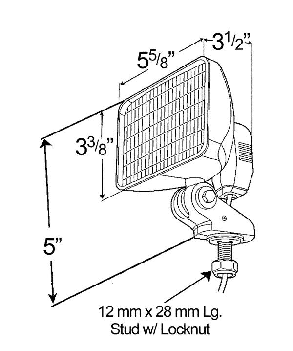 Grote Vehicle-Mounted Work Light 64611