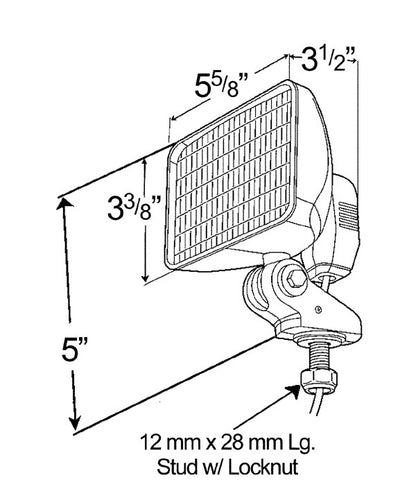 Grote Vehicle-Mounted Work Light 64611