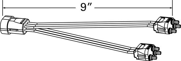 Grote Parking / Turn Signal / Stop Light Connector  top view frsport 66810