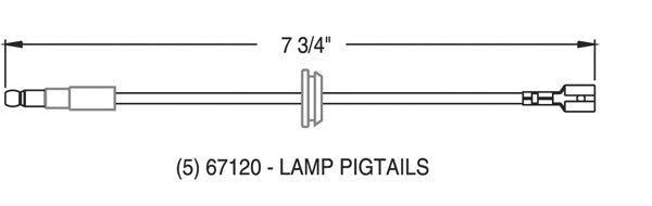 Grote Parking / Turn Signal / Stop Light Connector 67120