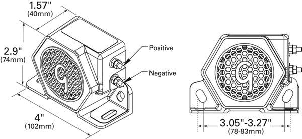 Grote Back Up Alarm 73040