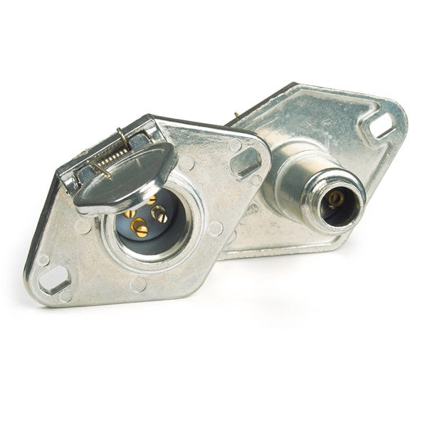 Grote Heavy Duty 4-Way Connectors, Socket With Enclosed Terminals 82-1020