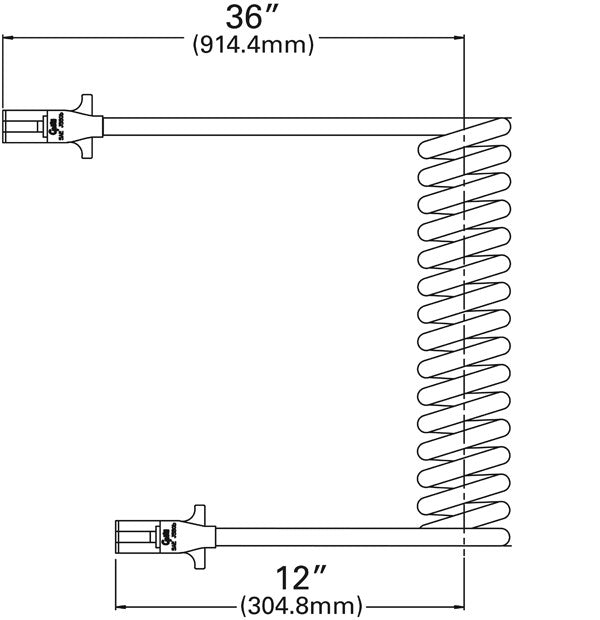 Grote Coiled Cable 87105