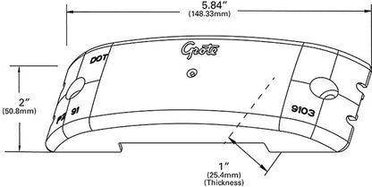 Grote Side Marker Light Lens 90172