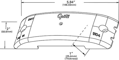 Grote Side Marker Light Lens 91043