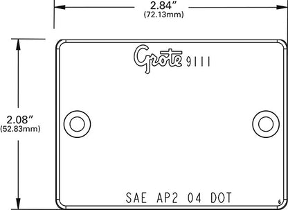 Grote Side Marker Light Lens 91113