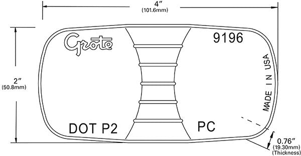 Grote Side Marker Light Lens 91962