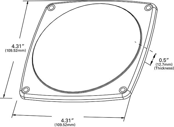 Grote Tail Light Lens 92792