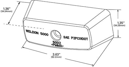 Grote Side Marker Light Lens 99803