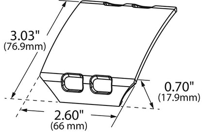Grote Headlight Lens BZ703