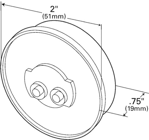 Grote Side Marker Light Lens G1032