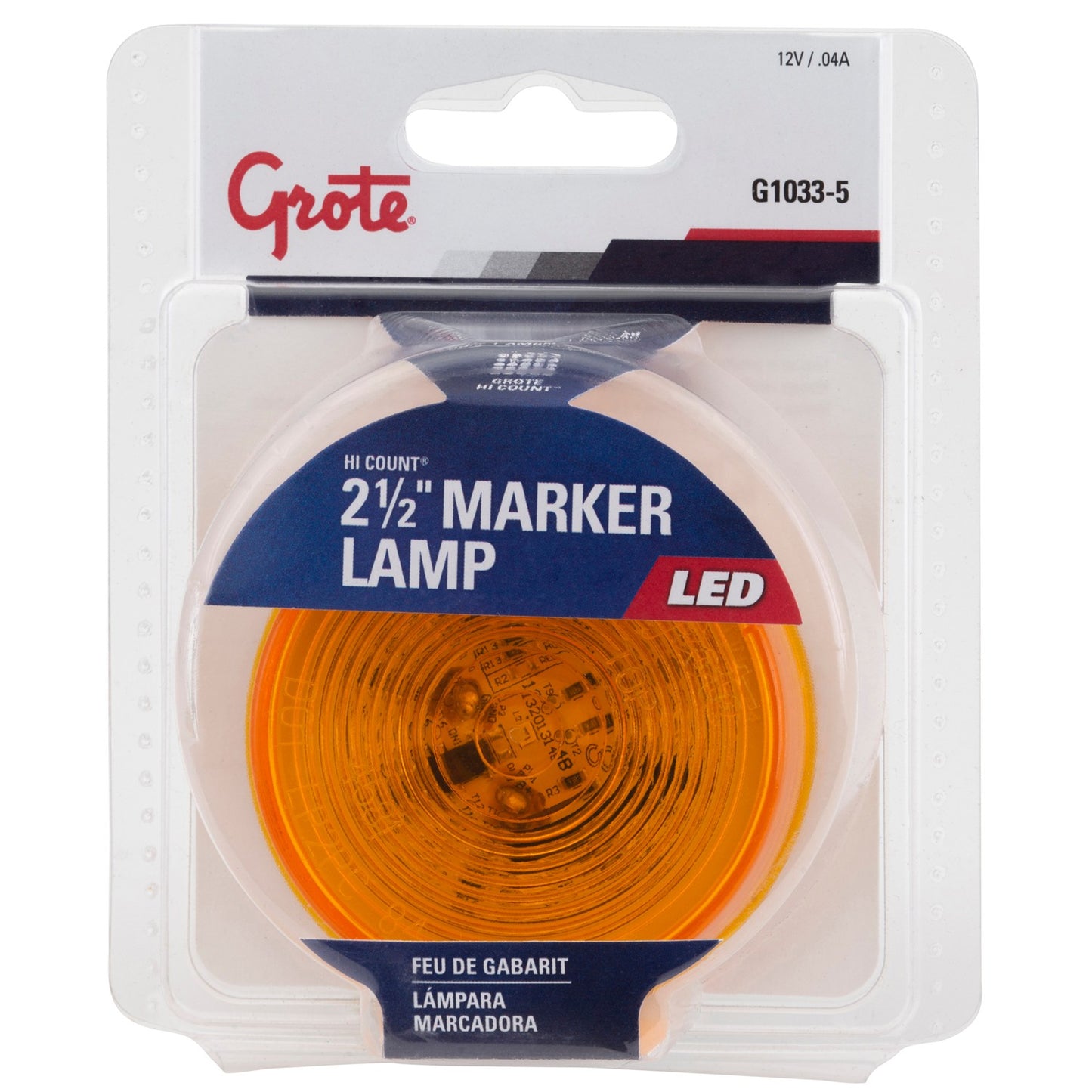Grote Side Marker Light Lens G1033-5