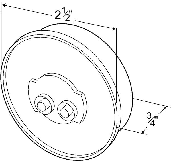 Grote Side Marker Light Lens G1033