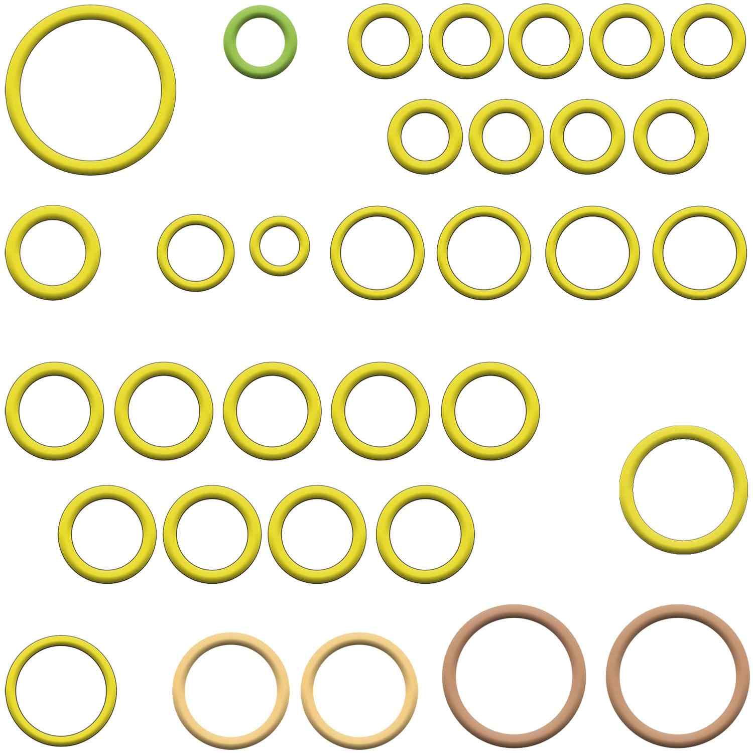 Global Parts Distributors LLC A/C System O-Ring and Gasket Kit 1321403