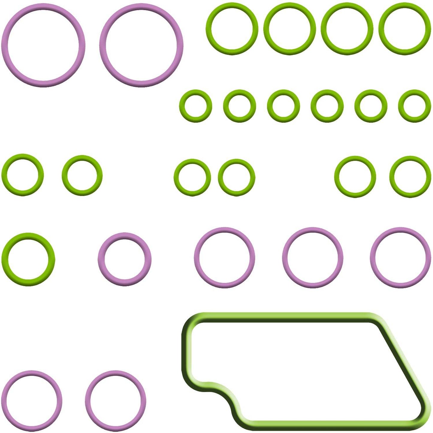 Global Parts Distributors LLC A/C System O-Ring and Gasket Kit 1321406
