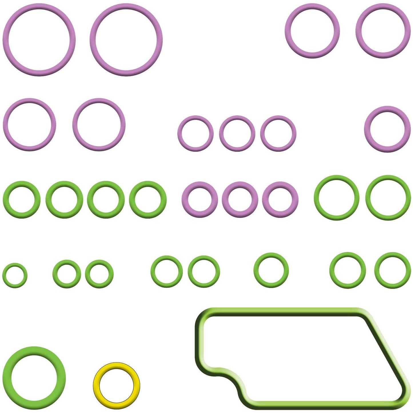 Global Parts Distributors LLC A/C System O-Ring and Gasket Kit 1321410
