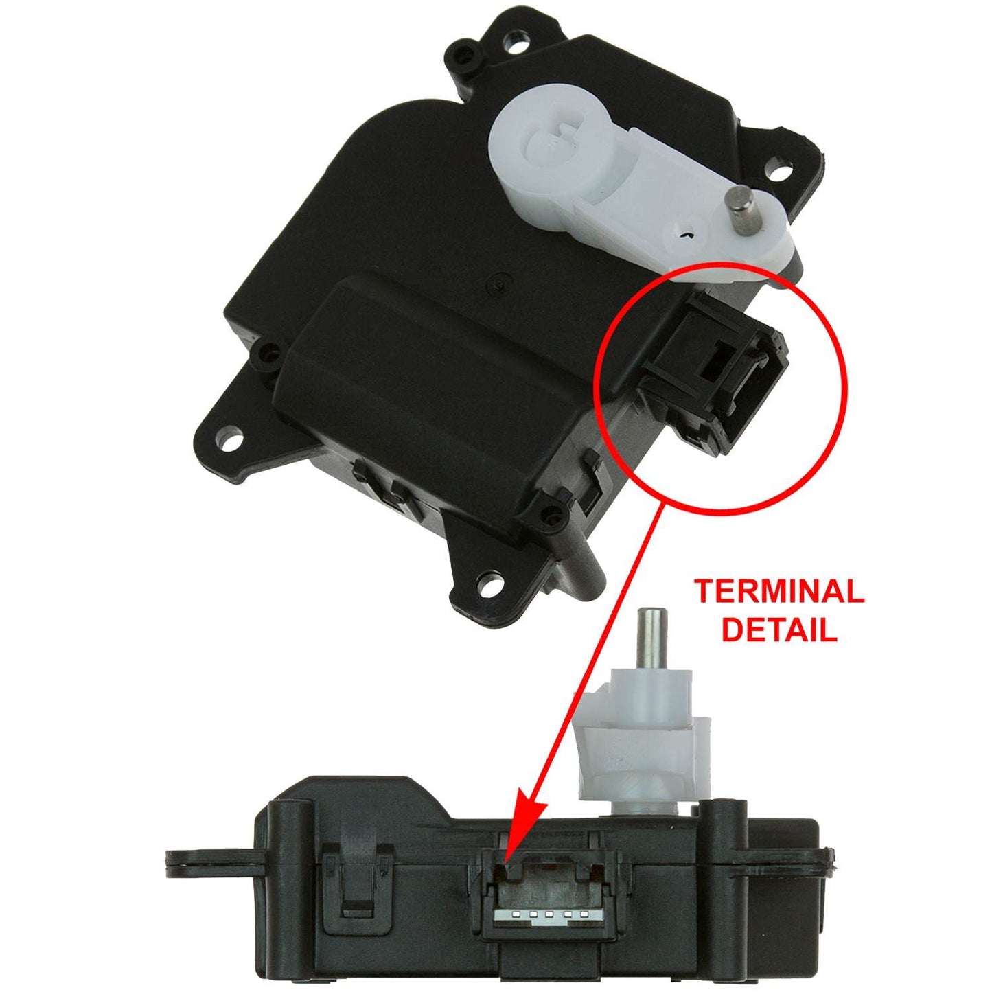 Global Parts Distributors LLC HVAC Blend Door Actuator 1712290