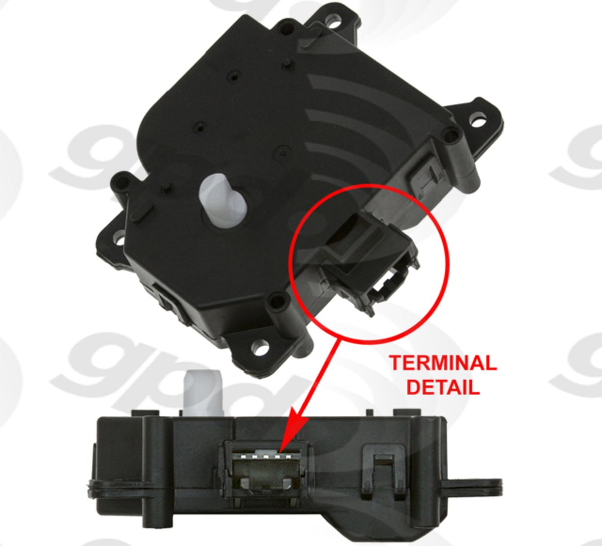 Global Parts Distributors LLC HVAC Mode Door Actuator 1712320