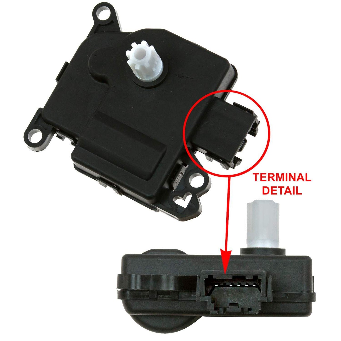 Global Parts Distributors LLC HVAC Blend Door Actuator 1712333