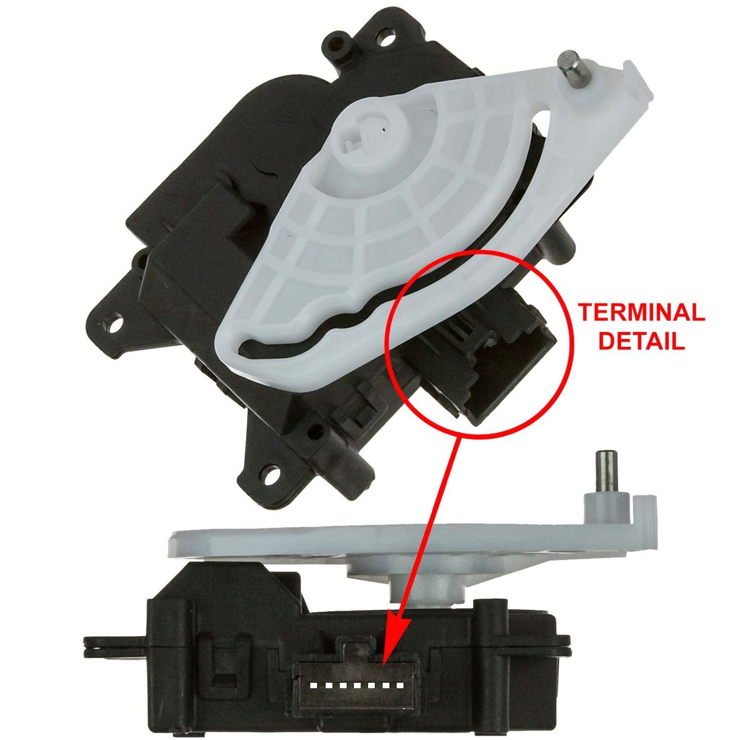 Global Parts Distributors LLC HVAC Mode Door Actuator 1712334