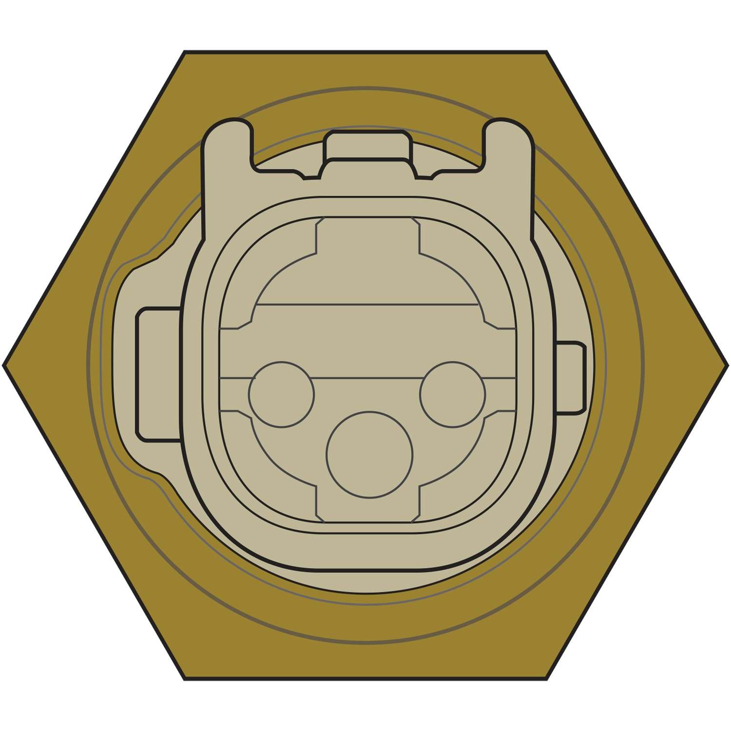 Global Parts Distributors LLC Automatic Transmission Fluid Temperature Sensor 1712653