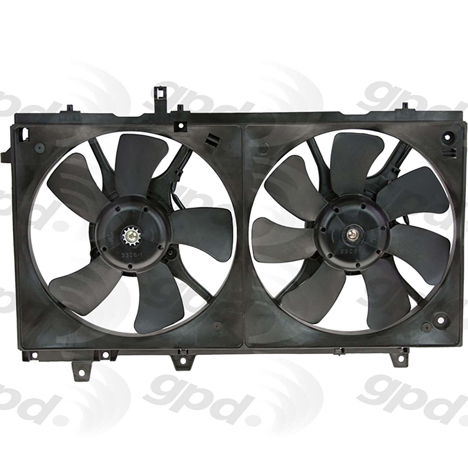 Global Parts Distributors LLC gpd Electric Cooling Fan  top view frsport 2811614